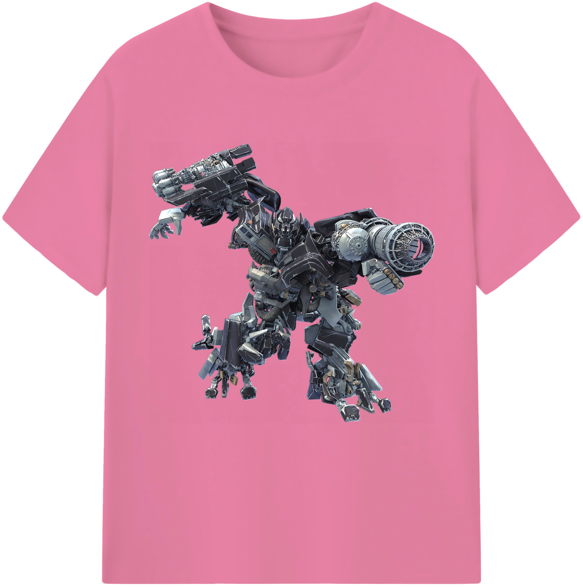 （画像用） Transformers トランスフォーマー 綿100％半袖Tシャツ（フロントプリント）